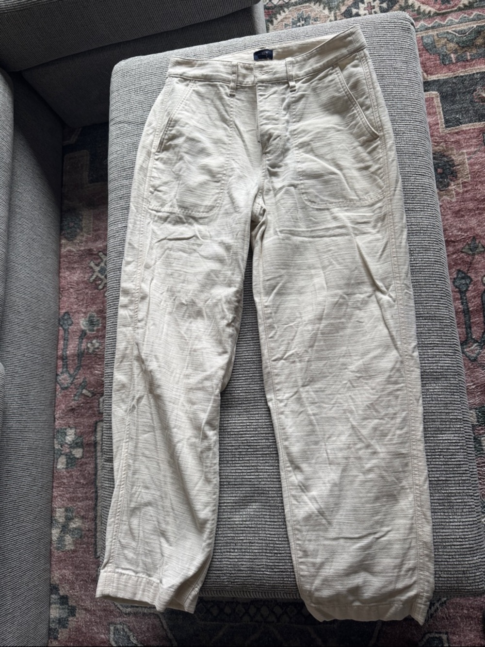 J. Crew Factory Women’s Cream Lightweight Pants